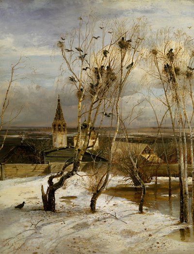 Rooks Have Returned by Alexei Kondratjewitsch Sawrassow
